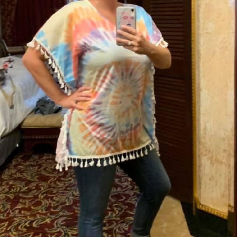 Tie Dye Swim Cover